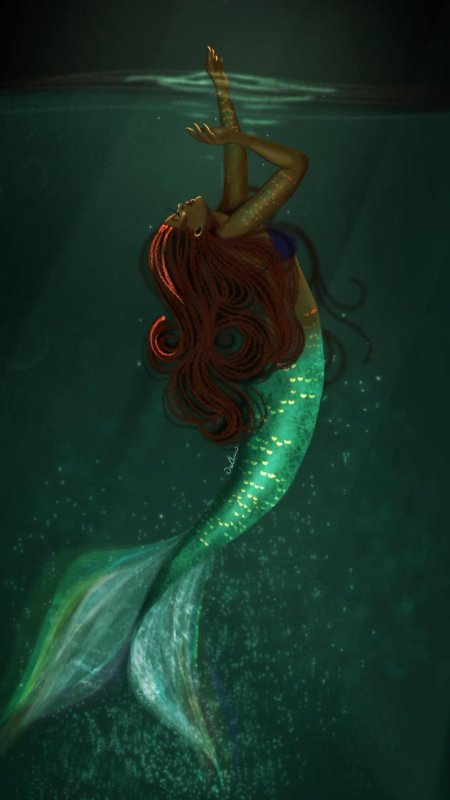 Рисунки русалка