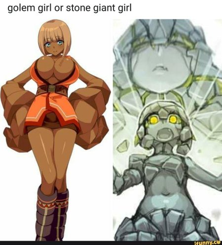 Monster girl голем