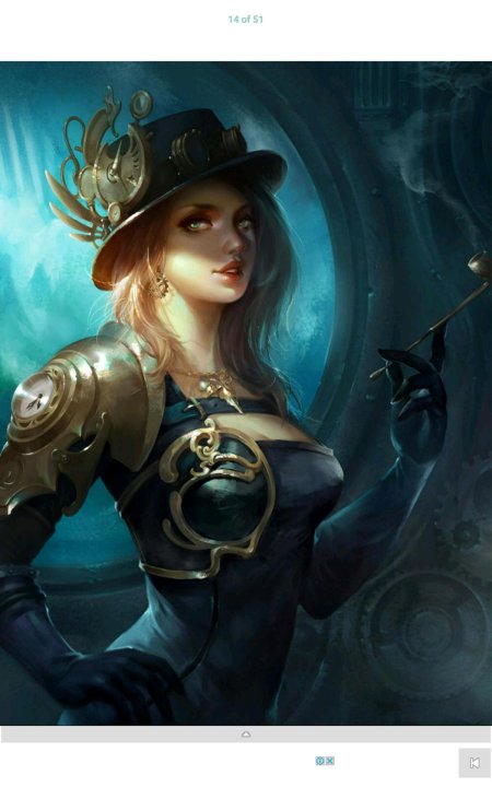 Art барышня steampunk