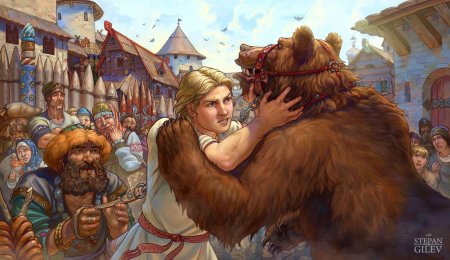 Древняя русь.богатыри.художник степан гилев