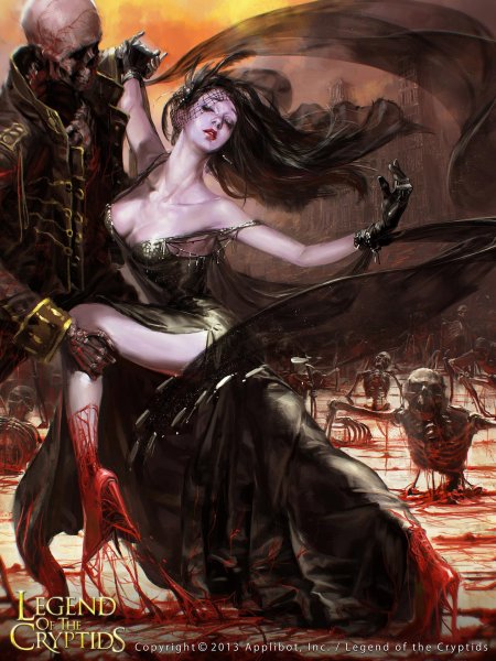 Legend of the cryptids девушки вампирша