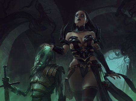 Некромантка warcraft art