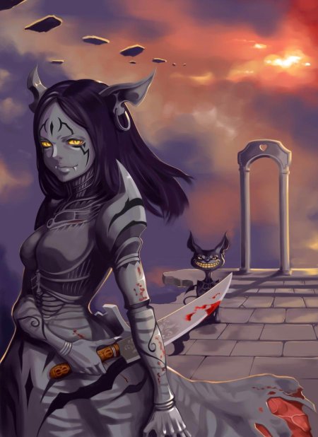 Алиса лидделл alice madness returns и чеширский кот