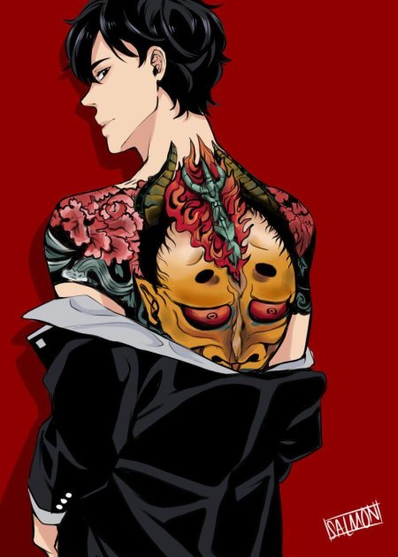 Якудза anime art