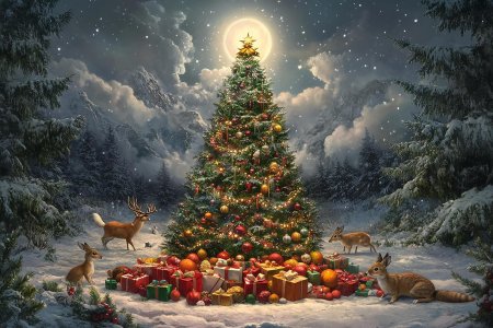 Новогодний лес