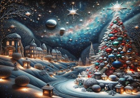 Рождественские пейзажи