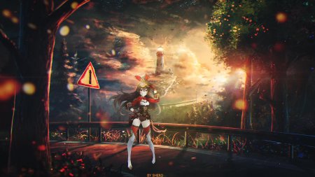 Genshin impact пейзажи