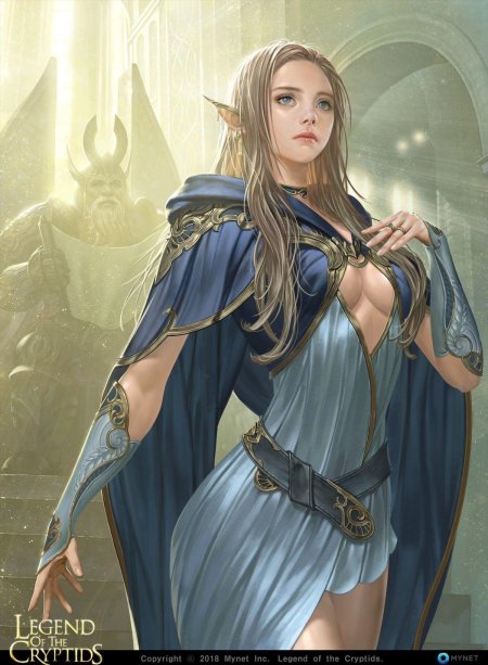 Legend of the cryptids эльфийка