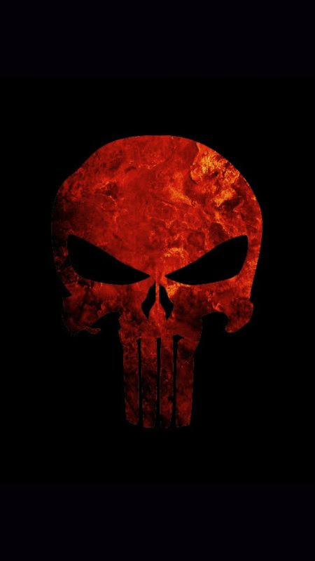 Punisher каратель красный череп