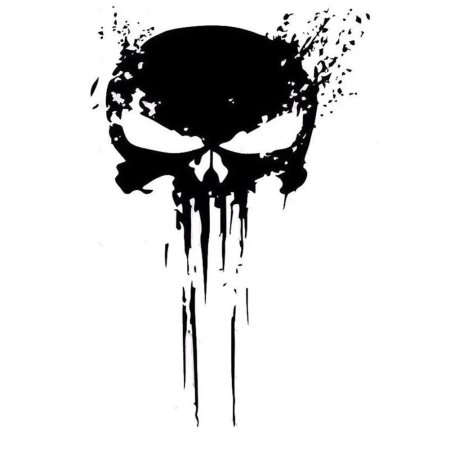 Наклейка skull of the punisher