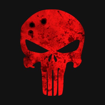 Punisher каратель красный череп