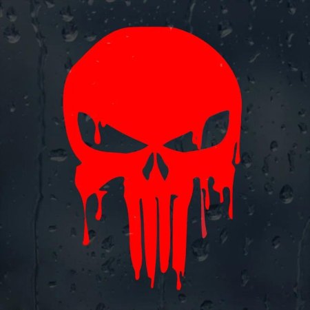 Punisher каратель красный череп