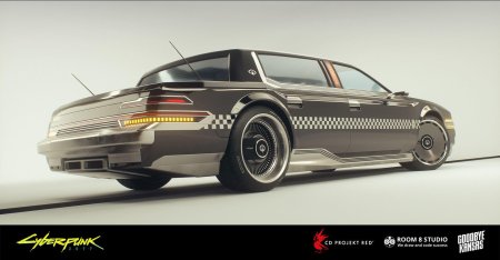 Cyberpunk 2077 такси деламейн