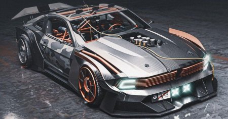 Cyberpunk 2077 ford mustang