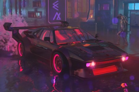Делориан киберпанк 2077