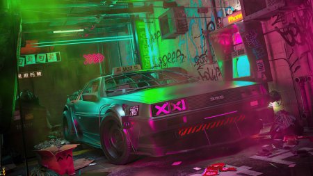 Делориан киберпанк 2077