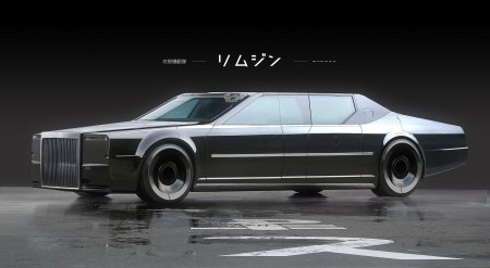 Лимузин из киберпанк 2077
