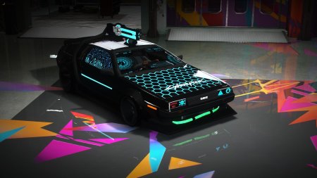 Делориан киберпанк 2077