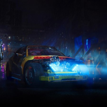 Cyberpunk 2077 машина 4k
