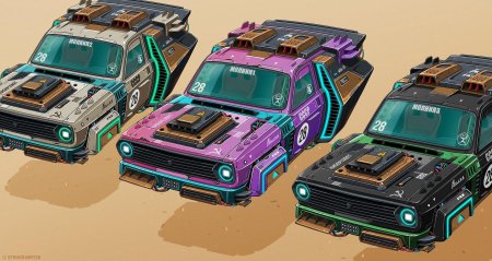 Газ 24 cyberpunk