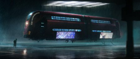 Cyberpunk 2077 поезд