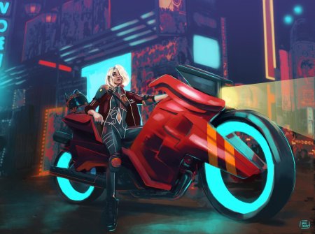 Cyberpunk 2077 байк акира