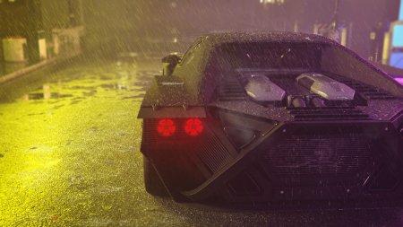 Концепт cyberpunk car