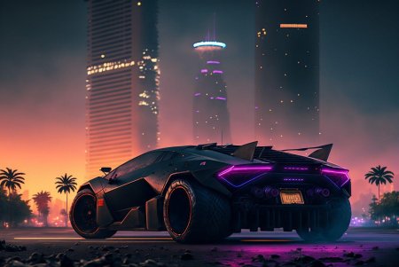 Ламборгини киберпанк 2077