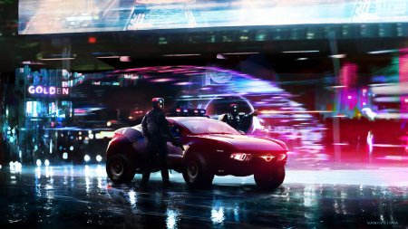Cyberpunk 2077 car