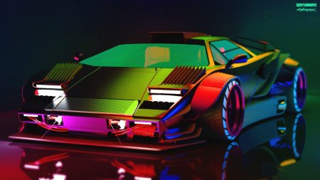 Cyberpunk 2077 lamborghini