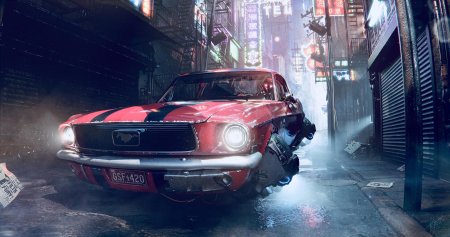Cyberpunk 2077 машина мустанг