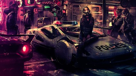 Cyberpunk 2077 машины арт