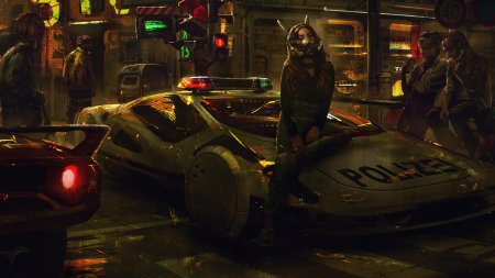 Cyberpunk 2077 машины арт