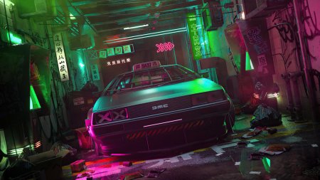 Делориан киберпанк 2077