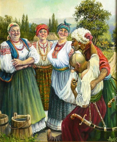Андрей лях художник живопись казаки