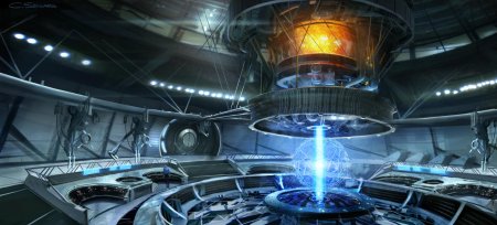 Концепт арт sci fi лаборатория