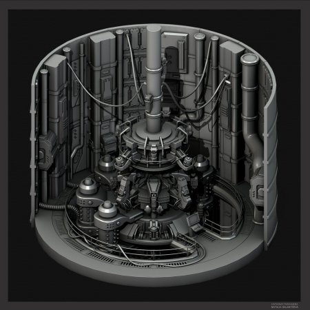 Реактор sci-fi арт