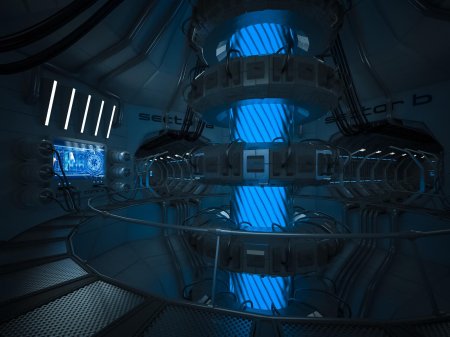 Sci fi интерьер реакторной