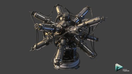 Ядерный реактор sci fi