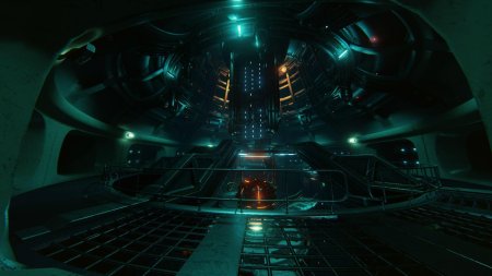 Реактор космического корабля scifi