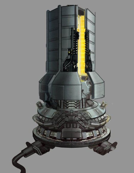 Sci fi интерьер реакторной