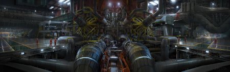 Реактор термоядерный scifi арт