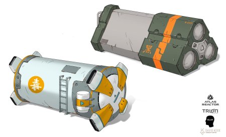Sci fi контейнер арт концепт
