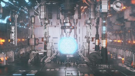Реактор космического корабля scifi