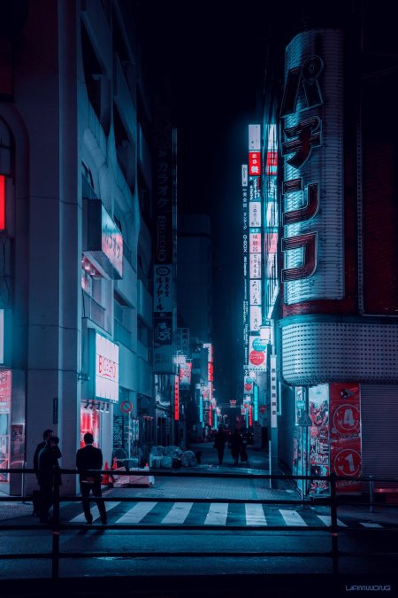 Cyberpunk токио anime
