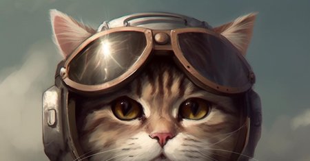 Кот пилот