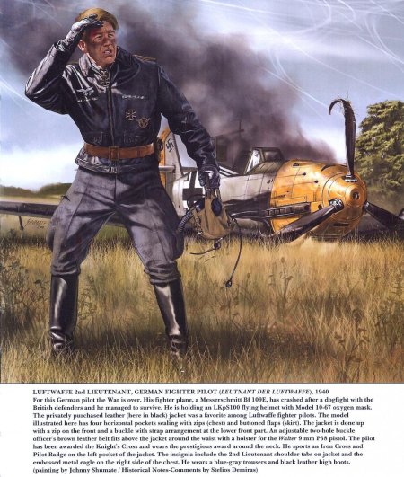 Пилот luftwaffe арт