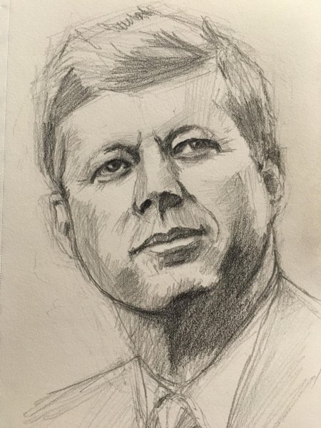 Джон кеннеди портрет