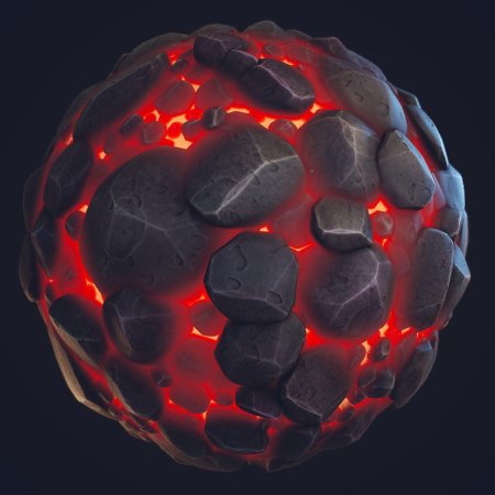 Stylized lava