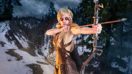 The elder scrolls девушка норд